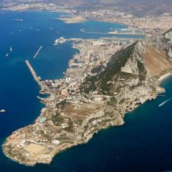 Aereal view of Gibraltar. Source: Wikimedia commons